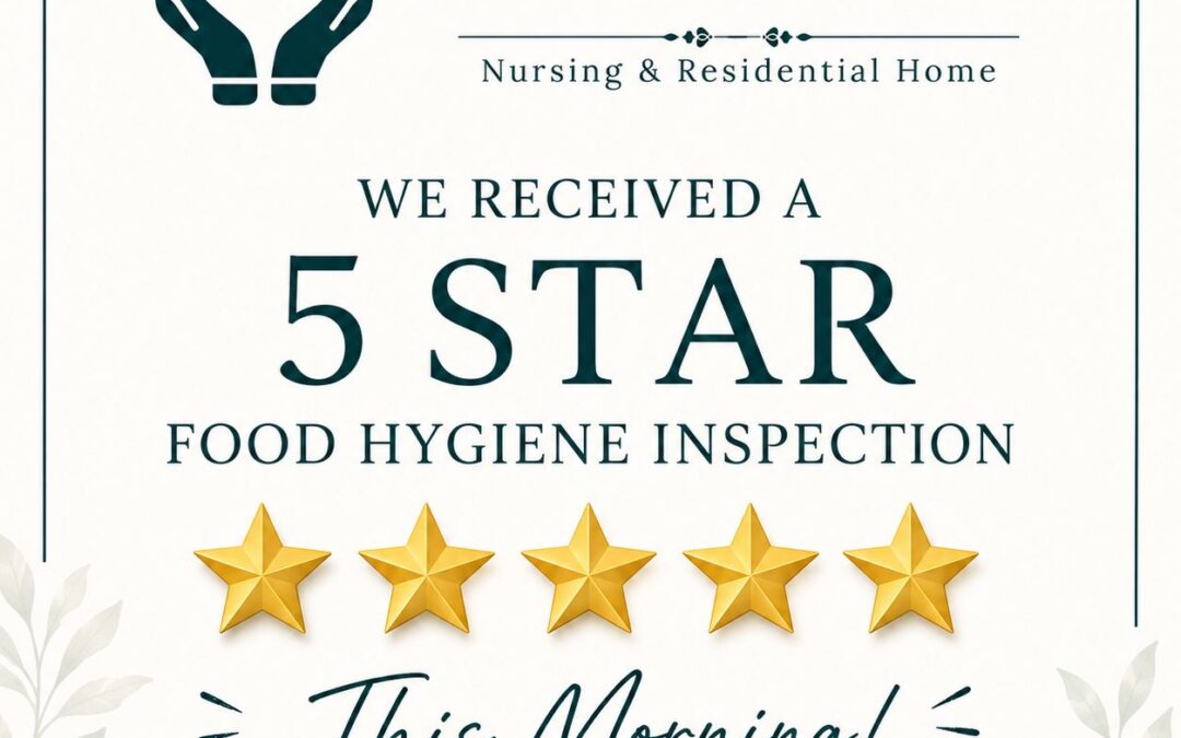 5 Star Food Hygiene Inspection at Bennfield House